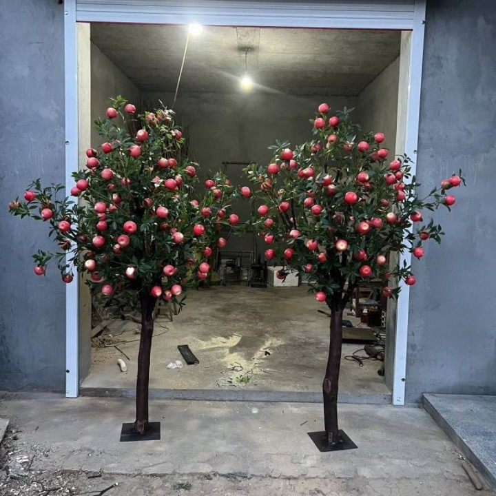 cây táo giả trang trí 